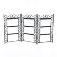 thumbnail image 3 of 72 Holes Jewelry Display Stand, Metal Foldable Earring Holder Organizer Tree for Earrings, Ear Studs, Rings, Necklaces, Bracelets and Small Accessories Storage Display, 3 of 10