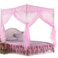 thumbnail image 2 of Dosel para cama, mosquitera de lujo con 3 aberturas laterales para cortina de cama lateral construida para profesionales, 2 of 8
