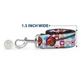 thumbnail image 6 of Buckle-Down Pet Leash, Dog Leash, Lollipop Hearts White, 4 Feet Long 1.0 Inch Wide, 6 of 6