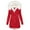 Red, variant on Trim Parka Coat Women Clothing Zip-Up Thermal Overcoat Pocket Drawstring Hood Soft Lining Winter
