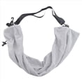 thumbnail image 1 of Almohada de Viaje Rellenable para Equipaje Adicional, Tamaño Ajustable para el Cuello y Correa para el Hombro, de Terciopelo Suave, Sin Relleno Gris, 1 of 5