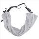 thumbnail image 1 of Almohada de Viaje Rellenable para Equipaje Adicional, Tamaño Ajustable para el Cuello y Correa para el Hombro, de Terciopelo Suave, Sin Relleno Gris, 1 of 5