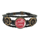 thumbnail image 1 of Japón bandera nacional Rojo Temple Pulsera marina tejida en cuero, 1 of 4