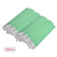 thumbnail image 3 of Graflsoa 100 Disposable Light Green Lip Brushes for Smooth Lipstick Application, Travel-Friendly, High-Quality Flocking Material, 9cm Length, 100pcs Pack, 3 of 6