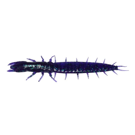 Tackle HD 15-Pack Ned-Mite Fishing Bait 3D Scanned 3.5 Hellgrammite Ned Rig Fish Bait Soft Plastic Fishing Lures for Freshwater Catfish Trout Crappie or Bass Fishing Junebug