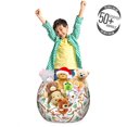 thumbnail image 3 of Oriental Green Storage Toy Bag Chair, Traditional Wooden Herbal Bowls Glasses Teapots Colorful Drawing, Stuffed Animal Organizer Washable Bag, Small Size, White and Multicolor, by Ambesonne, 3 of 3