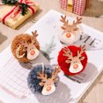thumbnail image 7 of 1/4Pcs Felt Elk Ornaments Christmas Tree Hanging Plush Felt Reindeer Decorations for Xmas Party Home Tree Decor, 7 of 7