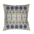 thumbnail image 1 of Surya Fair Isle III Tree Stitch Print Outdoor Pillow, 1 of 2