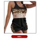 thumbnail image 2 of Sonducket Conjunto de chándal para mujer, chándal de moda con estampado encantador, ropa de diario, pantalones sueltos con cordón, oficina en casa, conjuntos de ropa Leopardo L Sonducket AP011468-27, 2 of 6