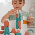 thumbnail image 5 of Comfy Cubs Stacking Blocks for Toddlers 36 Pieces - Educational Wooden Blocks Toddler Toys Set, 5 of 8