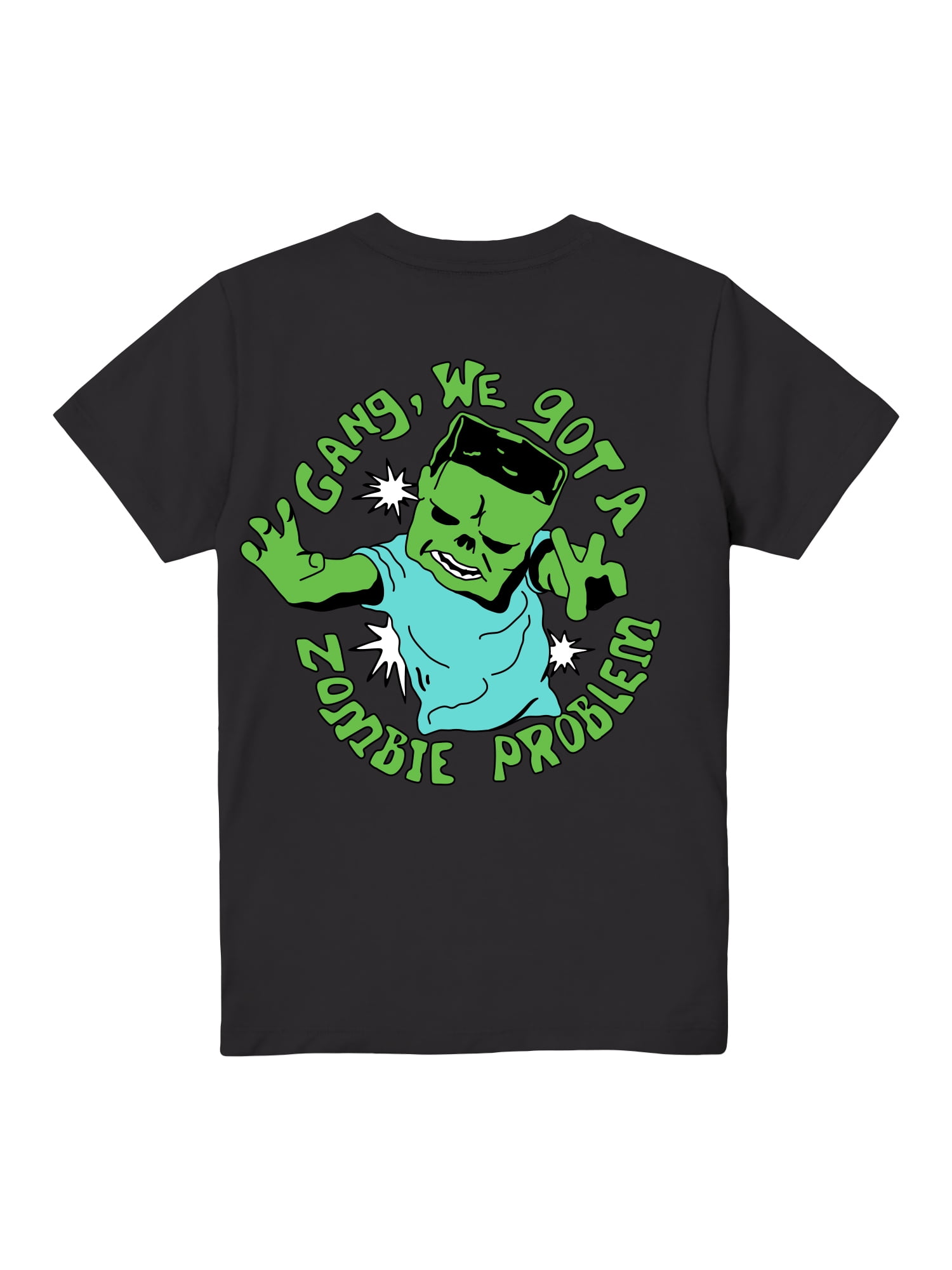 Minecraft Zombie, Graphic Short Sleeve T-Shirt, Boys, XS-XXL