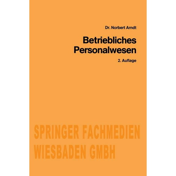 Gabler-Studientexte Betriebliches Personalwesen, (Paperback)