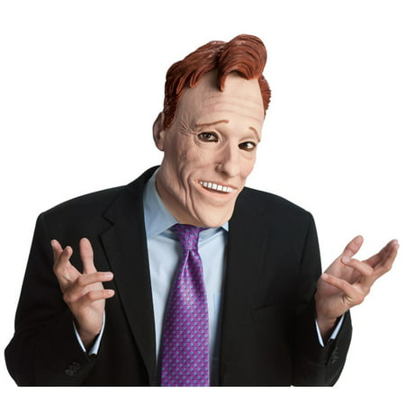 Conan O'Brien Mask Coco Mens Late Night Talk Tonight Show Adult TV Costume