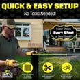 thumbnail image 7 of BOEN Plastic Mesh Hardware Netting, Tree Guard Barrier from Rabbits, Deer and Rodents, Deck Guard, Indoor or Outdoor Balcony Safety Net for pet or Child (3' x 25', Black), 7 of 7