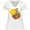 AA-White, variant on Inktastic Cute Turkey, Brown Turkey, Turkey with Sunflower Women's Plus Size V-Neck T-Shirt
