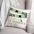 thumbnail image 3 of Creative Products Happy St. Patrick's Day Banner 18 x 18 Spun Poly Pillow, 3 of 3