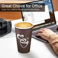 thumbnail image 5 of 180 Count 16 oz Paper Coffee Cups, Disposable Drinking Cup for Hot or Cold Beverage, 16 ounce Brown Coffee Cups for Party, Home, Travel, Picnic, 5 of 6