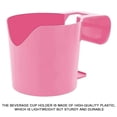 thumbnail image 4 of Portavasos para piscina estante de almacenamiento sin perforaciones reutilizable para bebidas color rosa, 4 of 4