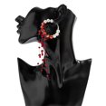thumbnail image 7 of MKKAS Halloween Horror Bloody Choker - Vibrant Realistic Drip Necklace, Spooky Festive Party Costume, D, Bloody Choker, Halloween, 7 of 7