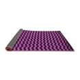thumbnail image 2 of Ahgly Company Indoor Round Abstract Purple Modern Area Rugs, 6' Round, 2 of 4