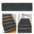 thumbnail image 7 of Byujiro Stair Treads 15PCS Large Size No Slip Carpet Stair Treads Non Slippery Rug Slip Resistive Indoor Runner for Kids Elders and Pet with Reusable Adhesive Easy to Clean, 7 of 7
