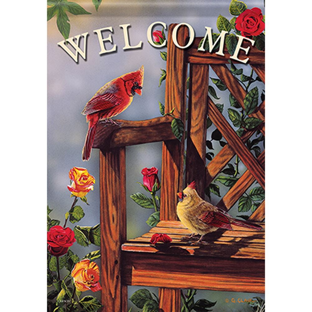 Carson Double Sided House Flag - Sweethearts, Premium Dura Soft Fabric