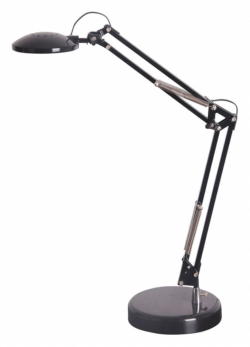 Tensor Articulating Arm Task Light Black Includes Clamp, Metal Shade