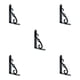 thumbnail image 2 of Eigraketly Soporte triangular para estante de almacenamiento estable y espacioso Soporte de partición de soporte de carga Estante de hierro Type2 NO2, 2 of 3