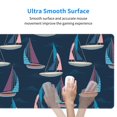 thumbnail image 3 of DouZhe Large Mouse Pad, Ocean Beach Sailboat Surfing Non-Slip Waterproof Rubber Keyboard Office Desk Pads Mousepad, 29.5 x 15.8 inches 3mm Thick, 3 of 7