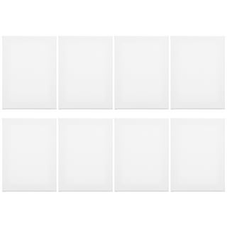 8Pcs Painting Panel Boards 5x7 with 10Pcs Painting Brush Set Blank