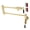Polished Brass, variant on Kingston Brass KS4102CKL Kaiser Two-Handle 1-Hole Wall Mount Pot Filler Faucet in Polished Brass