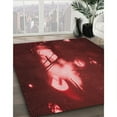 thumbnail image 3 of Ahgly Company Tapis Rectangulaire Lavable en Machine Intérieur Transitionnel Rouge Bordeaux, 8 Pieds x 12 Pieds, 3 of 7