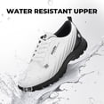 thumbnail image 3 of FitVille Wide Mens Golf Shoes Men Spiked Cushioning for Flat Feet Arch Support, Lightweight Slip-Resistant, 3 of 6