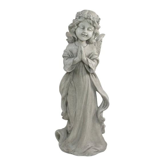 Northlight 21" Angel Standing in Prayer Outdoor Garden Planter Statue