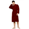 thumbnail image 5 of Turquaz Linen 100% Turkish Cotton Kimono Womens Robe Mens Bathrobe (OS), 5 of 5
