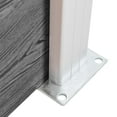 thumbnail image 4 of vidaXL Garden Fence WPC 68.9"x41.3" Gray, 4 of 9