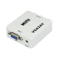 thumbnail image 2 of Adaptateur Mini VGA vers AV RCA 1080P PC vers TV PAL NTSC (Blanc), 2 of 8