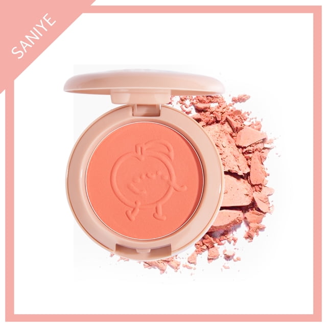 Iumwxz 6 Colors Matte High-gloss Blush Rouge-border Nude Makeup Repair Powder The Complexion Blush