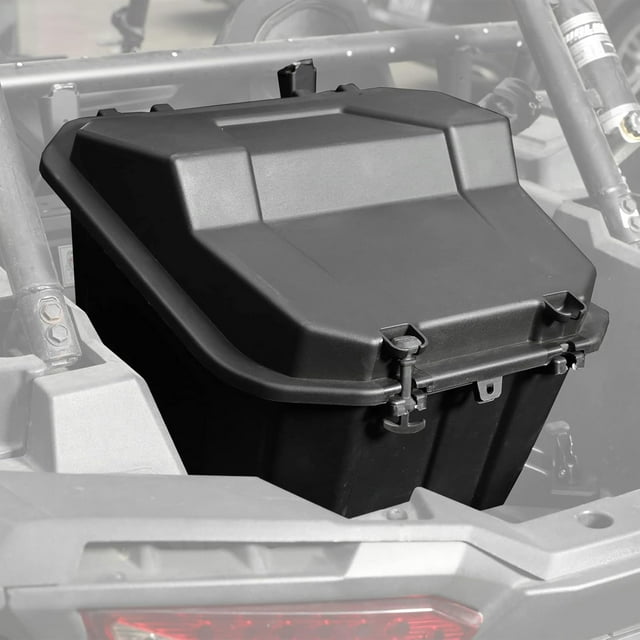 Rear Storage Cargo Box, A & UTV PRO 69 QT Waterproof Rear Bed Tool Bin with Rubber Latch for 2014-2024 Polaris RZR 900/ RZR XP 1000/ XP 4 1000/ XP Turbo/RZR Trail, Replace OEM # 2881193