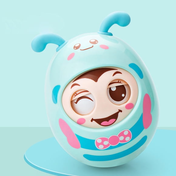 Juguete para bebés que se tambalea, juguete para bebés Roly Poly, muñeco que se tambalea, juguete para bebés boca abajo, juguete que se tambalea diseñado para precisión