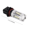 thumbnail image 3 of P13W 12V 5W 250LM LED Car Fog Light with 16 SMD-2835 Bulbs (White), 3 of 4