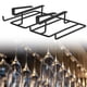 thumbnail image 2 of Soporte Universal Para Copas De Vino, Soporte De Copas De Hierro Para Debajo Del Gabinete, Colgador De Almacenamiento De Copas De Vino De Metal Para Cocina, Restaurante, Bar Noticed HA019597-00, 2 of 7