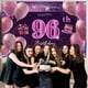 thumbnail image 3 of Decoraciones de 96 cumpleaños para niñas IMISI Pancarta de Feliz Cumpleaños Decoraciones Rosas para una Fiesta de cumpleaños Telón de Fondo para Mujeres, 3 of 5