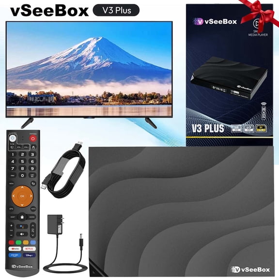 2025 ITAIEEY vSeeBox v3 Plus, 4GB RAM, 64GB Storage