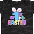 thumbnail image 4 of Inktastic My 1st Easter One with Bunny Ears and Tail Boys or Girls Baby Bodysuit, 4 of 5