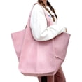 thumbnail image 2 of LinYooLi Soft Leather Tote Bag for Women Extra Large Boho Bucket Handbag Oversized Purse Shoulder Bag for Working Traveling, 2 of 8