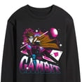 thumbnail image 3 of Marvel X-Men - Gambit Space - Men's Long Sleeve Graphic T-Shirt, 3 of 5