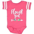 thumbnail image 3 of Inktastic Flower Girl with Arrow and Flowers Girls Baby Bodysuit, 3 of 5