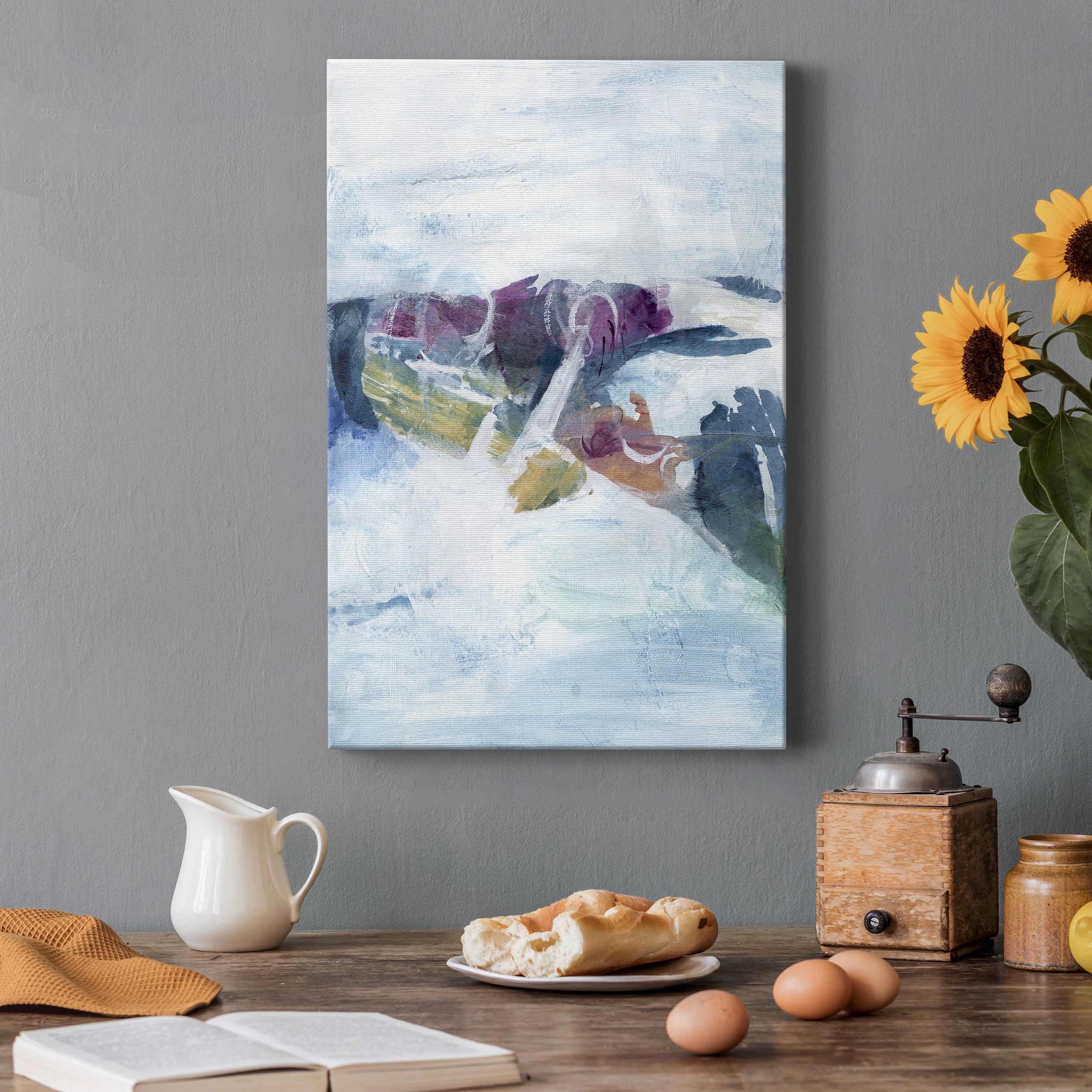Gliding on Ice I Premium Gallery Wrapped Canvas - Ready to Hang