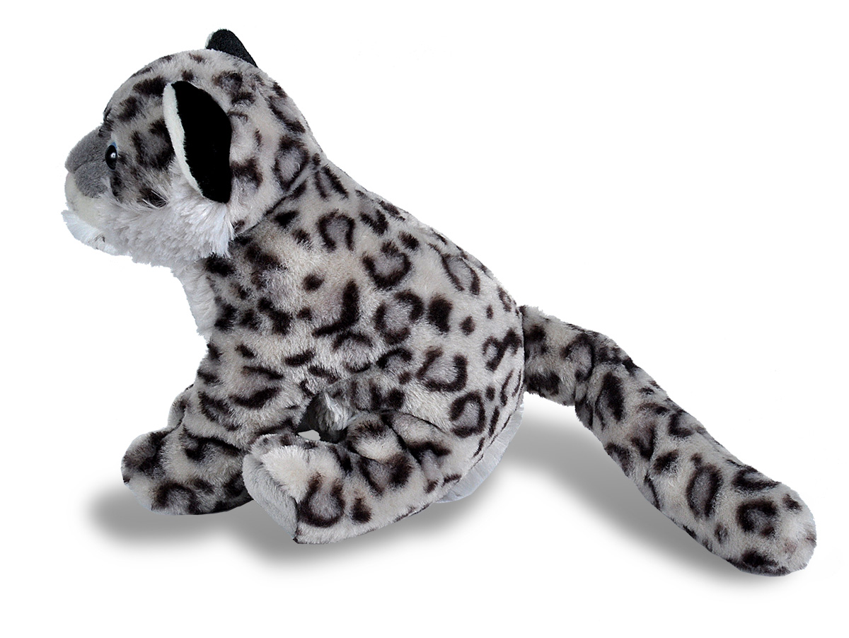 Wild Republic Large Realistic Cuddlekins Snow Leopard Cub Plush, Zoo ...